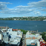 St. Lawrence River and Lower Town, Quebec City, Quebec, Canada, 7/2005