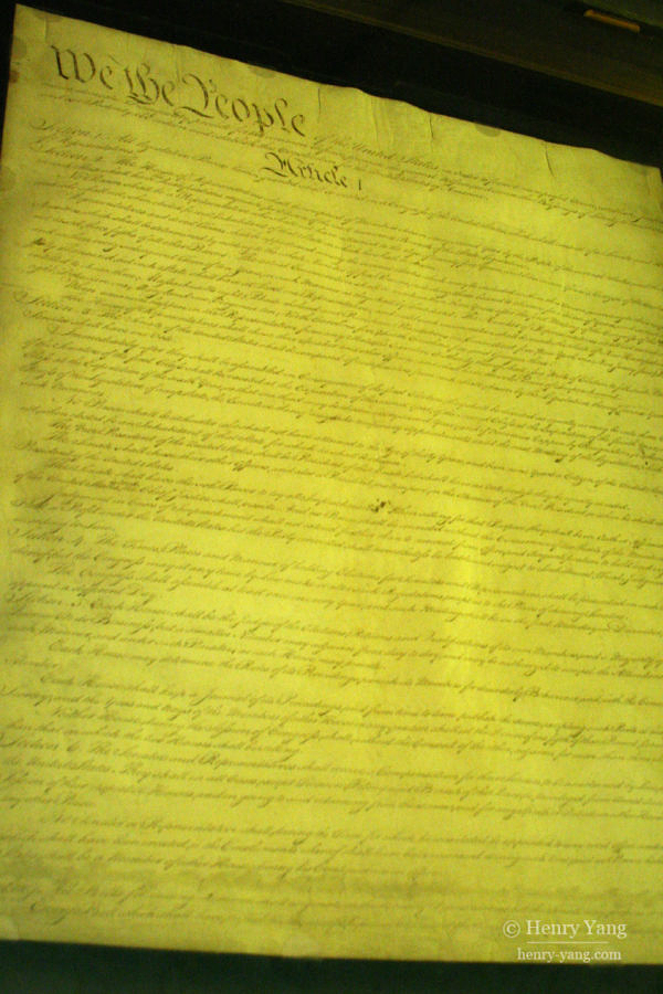 US Constitution, Washington DC, 5/2006