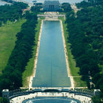 Lincoln Memorial and World War II Memorial, Washington DC, 5/2006