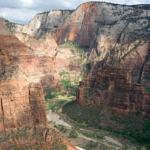Zion Canyon from Scout Overlook, Zion National Park, Utah, 8/2008