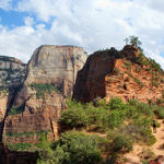 Angels Landing and Great White Throne, Zion National Park, Utah, 8/2008