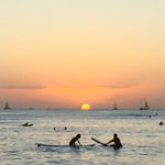 Waikiki Beach, Oahu, Hawaii, 12/2014