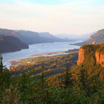 Sunset, Columbia River Gorge, Oregon, 8/2017