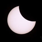 Solar Eclipse and Sunspots, Madras, Oregon, 8/2017