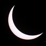Solar Eclipse and Sunspots, Madras, Oregon, 8/2017