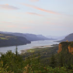 Sunset, Columbia River Gorge, Oregon, 8/2017