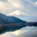Mount Fuji, Lake Kawaguchiko, Japan, 3/2016