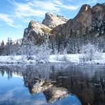 Yosemite Valley View Winter, Yosemite National Park, California, 12/2015